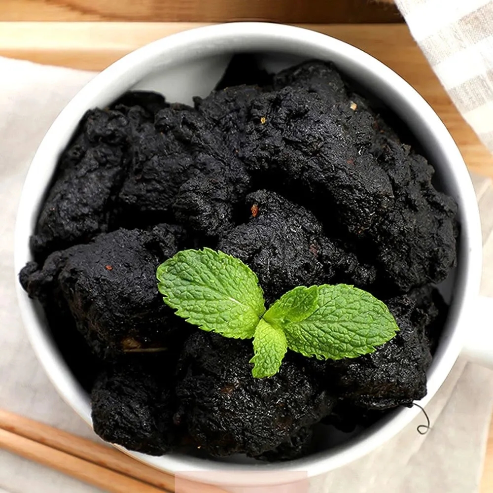 墨鱼汁黑金鸡块～ 浓郁的海潮气息